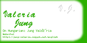 valeria jung business card